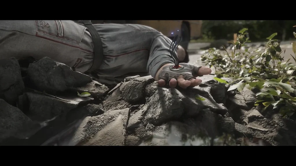 Person lying on rocks near plants
