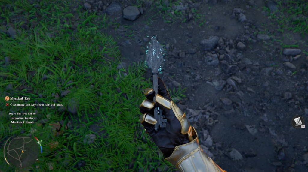 Кратос и Атрей смотрят на тело на снегу