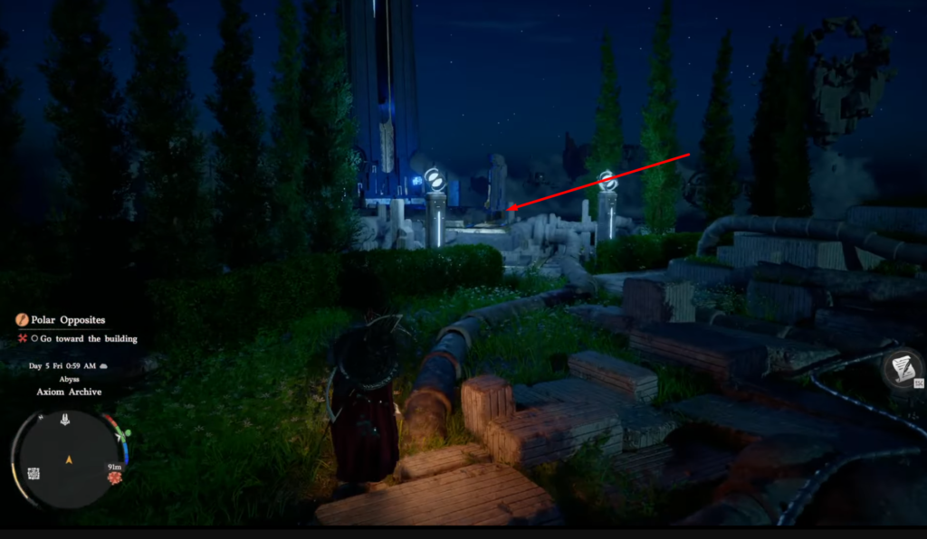 Кратос из God of War прячется за укрытием в руинах