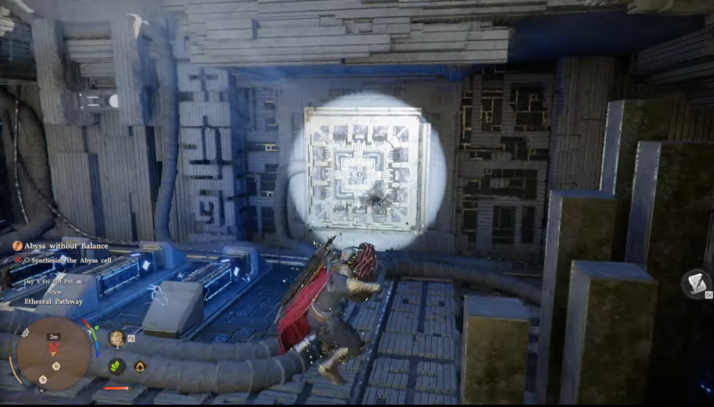 Кратос из God of War идет в храме