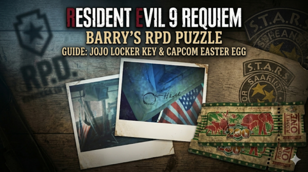 How to solve Barry’s puzzle in the RPD in Resident Evil 9: Requiem: JoJo’s Key and the Capcom Easter egg
