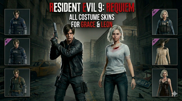 Resident Evil 9 Requiem: All Outfits for Leon and Grace