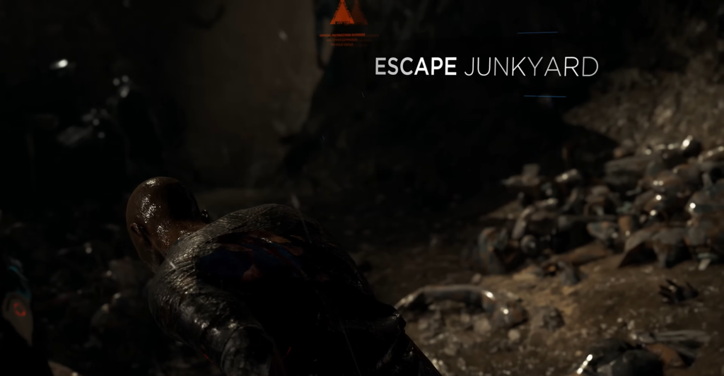 Android crawling through junkyard in Detroit: Become Human