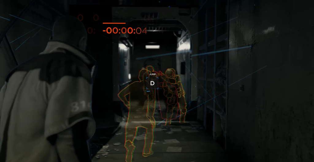 Detroit Become Human Connor aiming at suspects in hallway