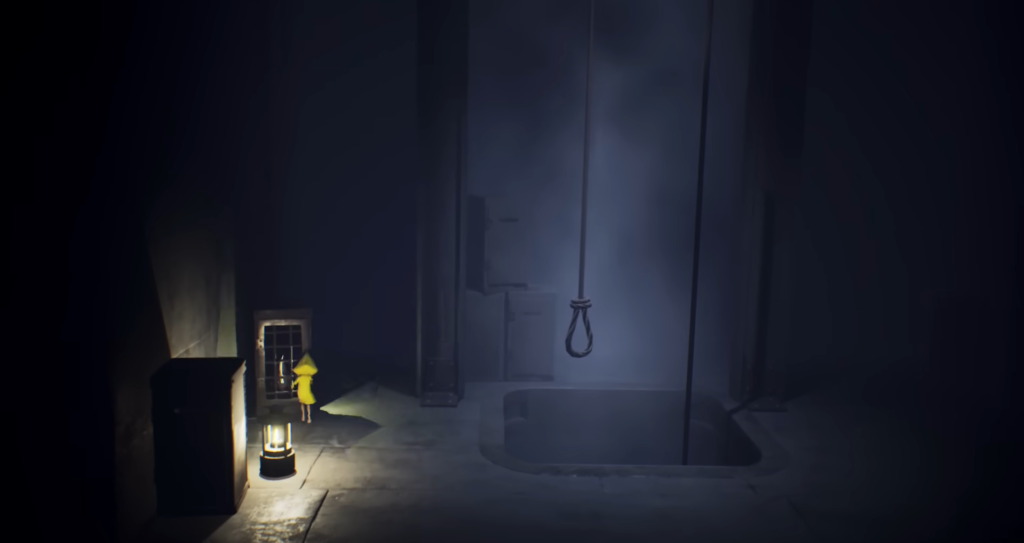 Six from Little Nightmares opens door in dark room