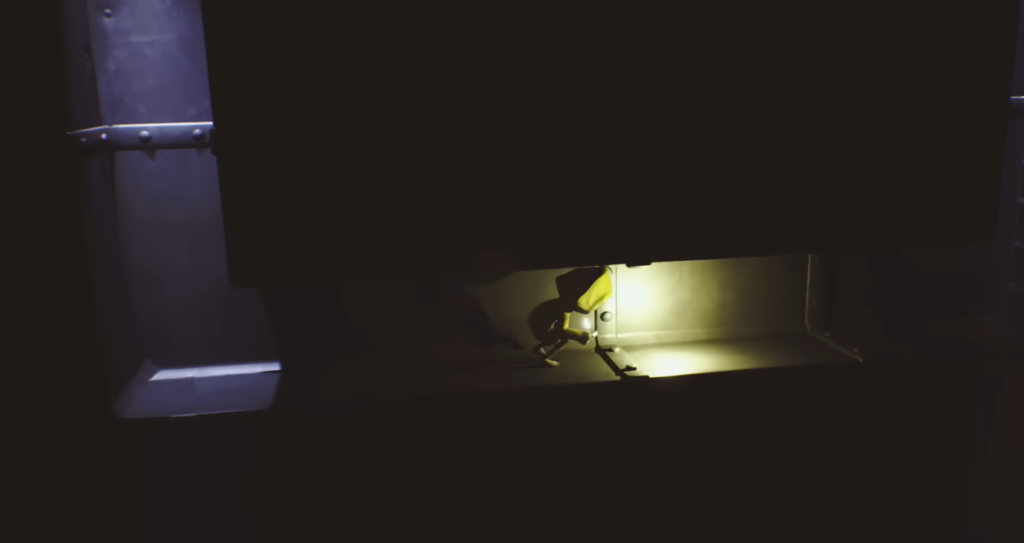 Six from Little Nightmares crawls through dark vent
