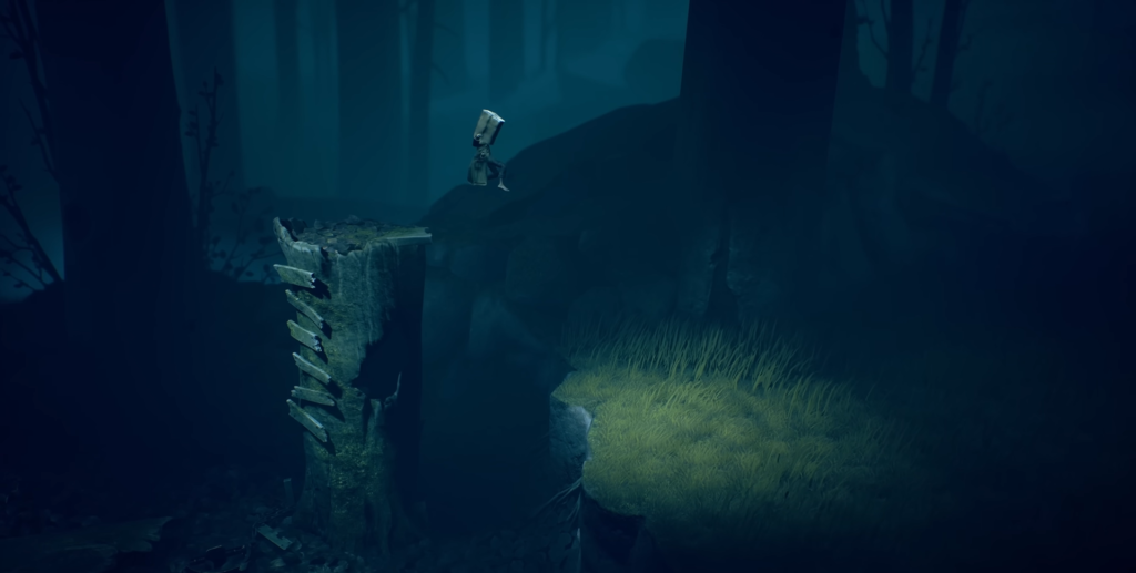 Six from Little Nightmares jumps across forest gap