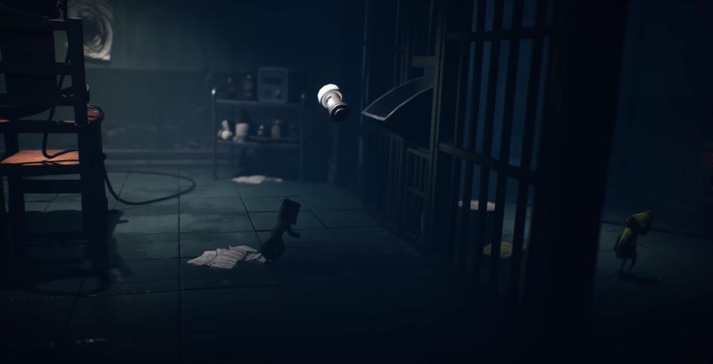 Шестая и Моно из Little Nightmares II в камере