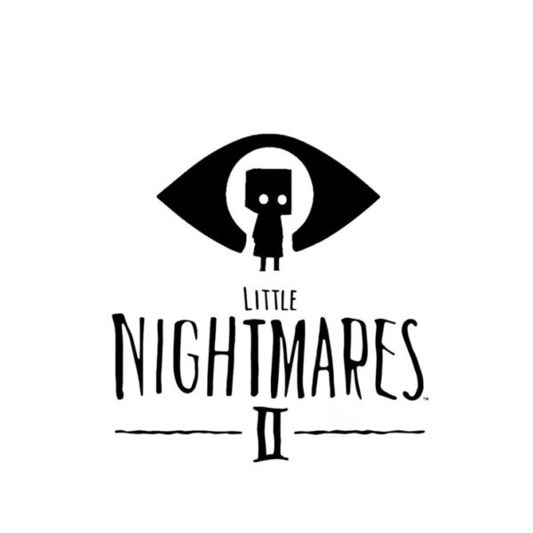 Little Nightmares II logo with eye and figure