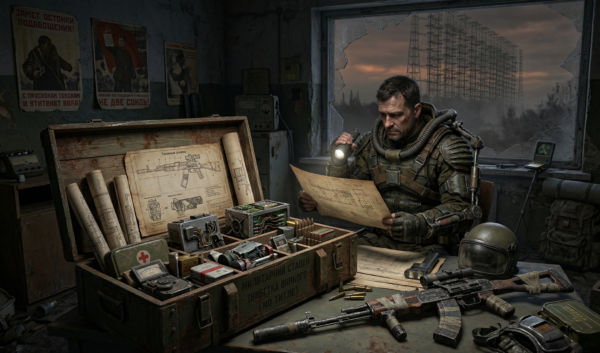 A guide to finding 18 new blueprints and upgrades for weapons and armor in S.T.A.L.K.E.R. 2