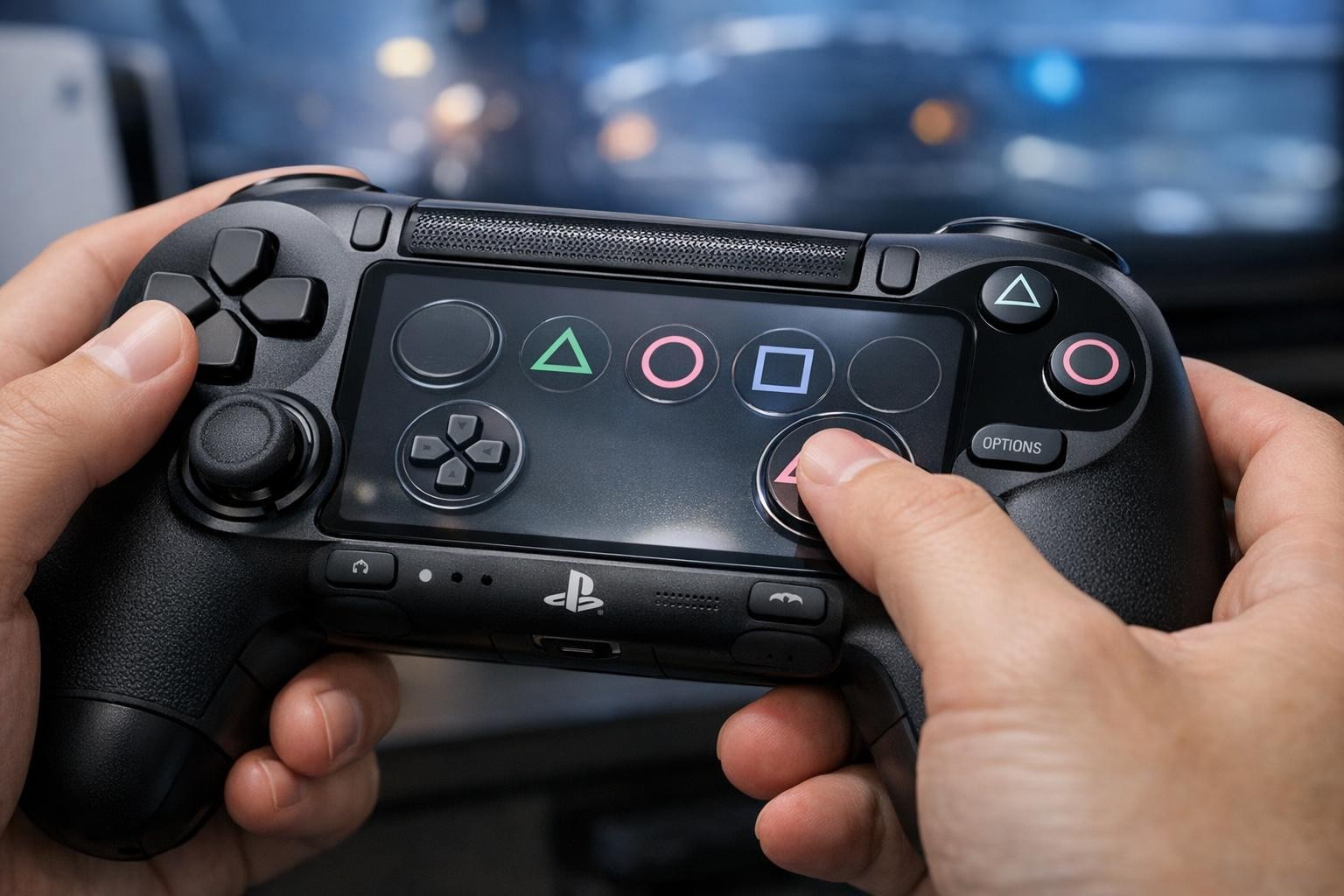 Sony Patent: Custom Touchscreen PS6 Controller