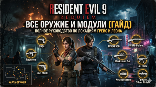 Resident Evil 9 Requiem: A Guide to Finding All Weapons and Modules